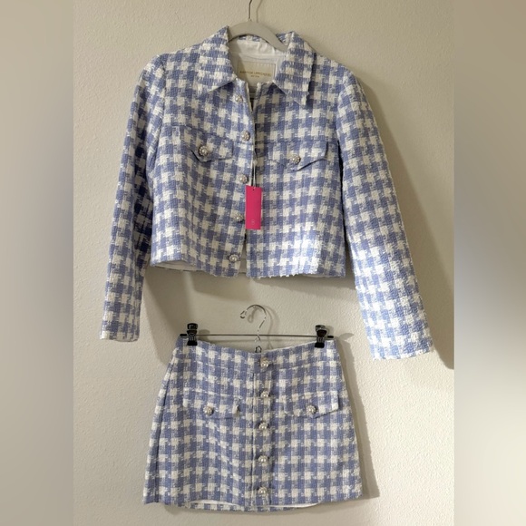 Amanda Uprichard oleander jacket in Lennox tweed- S - Picture 2 of 12